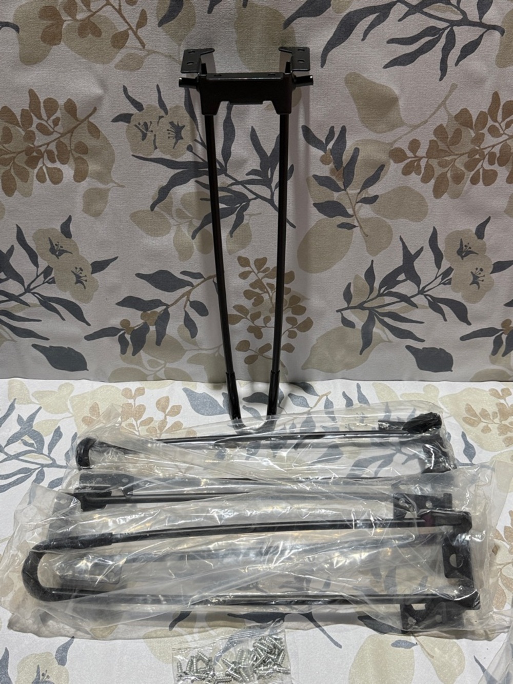 Set of Four Black Metal Folding Table Legs- 13”